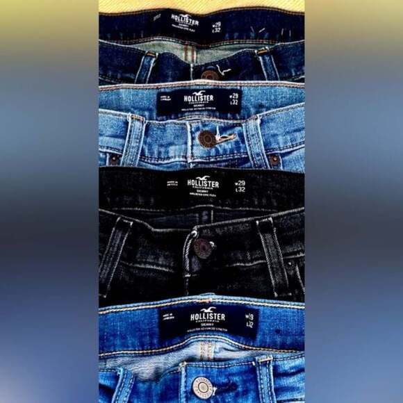 EUC Hollister Haul 👖x4 Pair 29x32 - Picture 2 of 6